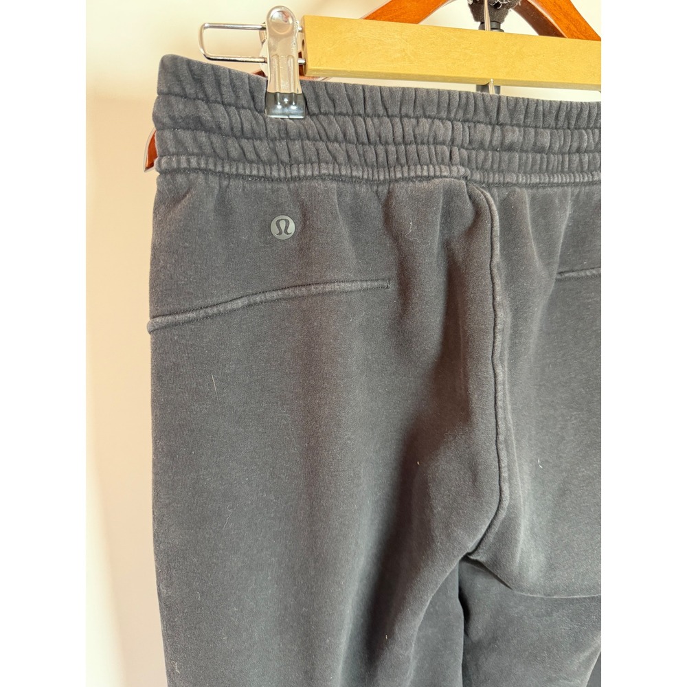 Lululemon Scuba High-Rise Jogger Black Fleece Sweatpants Women Size 8